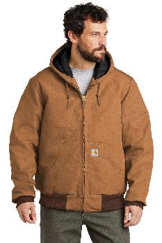 Carhartt ® Tall Quilted-Flannel-LTined Duck Active Jac